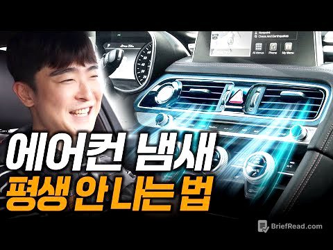 내 차 에어컨 냄새 관리 없이 싹 해결하는 법