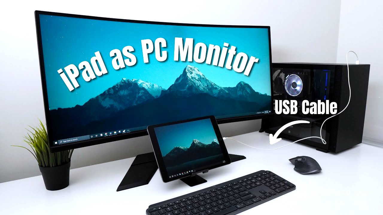 Use Your iPad as a Second PC Monitor with a USB Cable