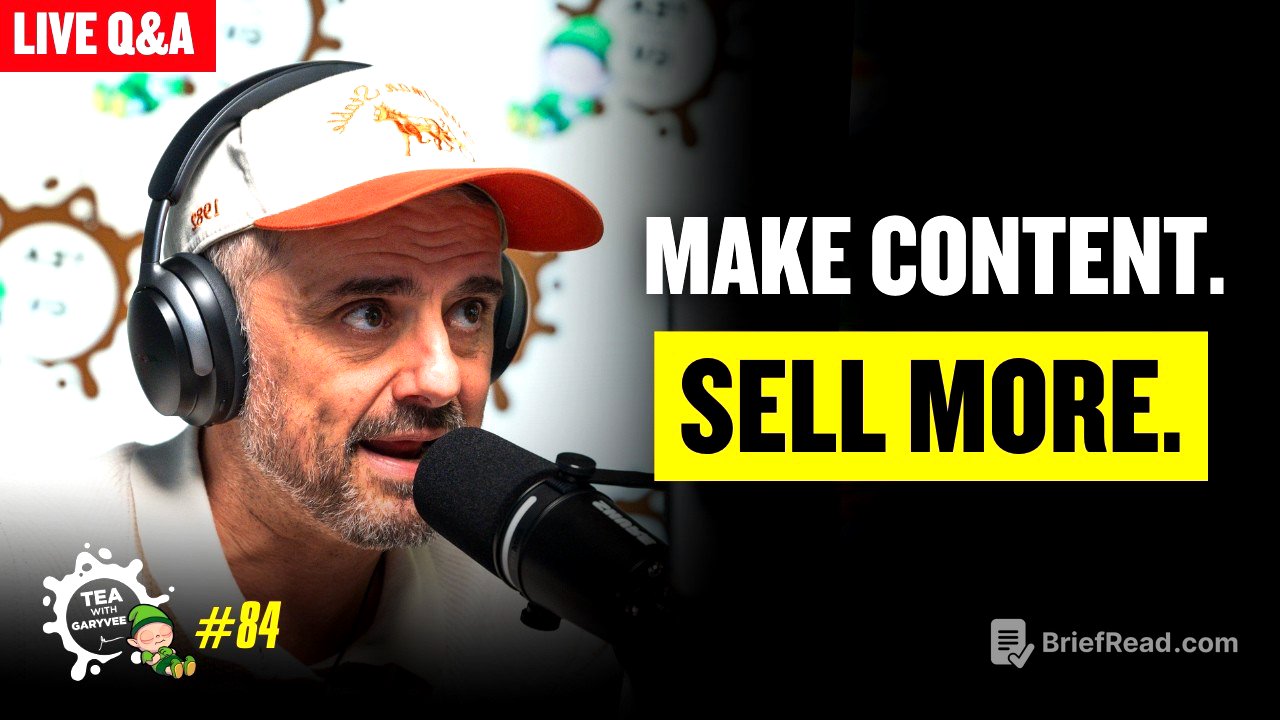 AI + Social Media Growing Businesses, Why You’re Broke, & Side Hustle Wins | Tea with GaryVee ep. 84