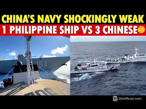 1 Philippine Coast Guard Ship Battles 3 Chinese Warships—China’s Naval Strength Is Shockingly Weak