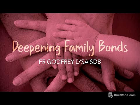 Archdiocese of Bombay - Deepening Family Bonds | Fr Godfrey D'sa SDB