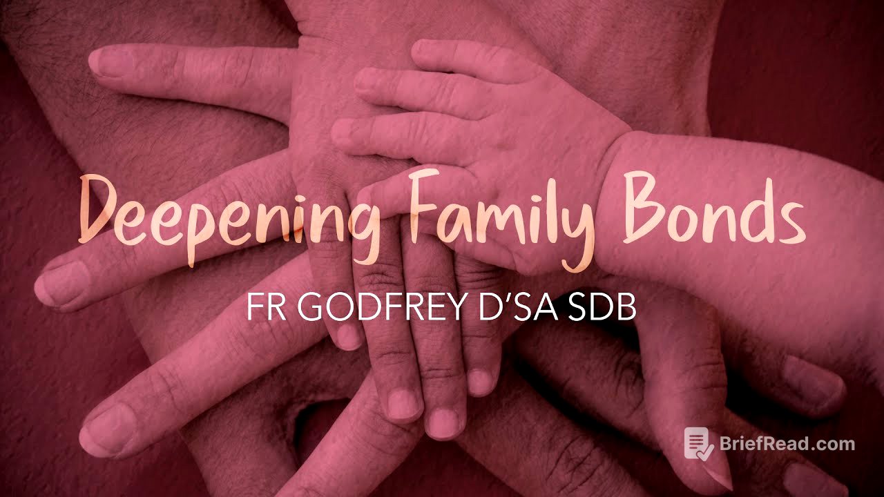 Archdiocese of Bombay - Deepening Family Bonds | Fr Godfrey D'sa SDB