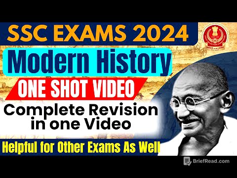 Complete Modern History For SSC CGL/CHSL Mains 2023 | Delhi Police 2023 | Parmar SSC