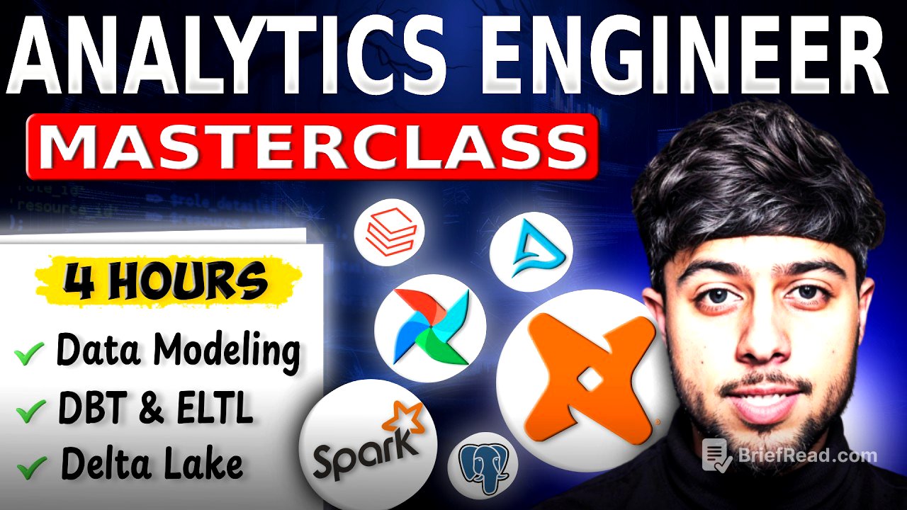 Analytics Engineer Masterclass For Beginners