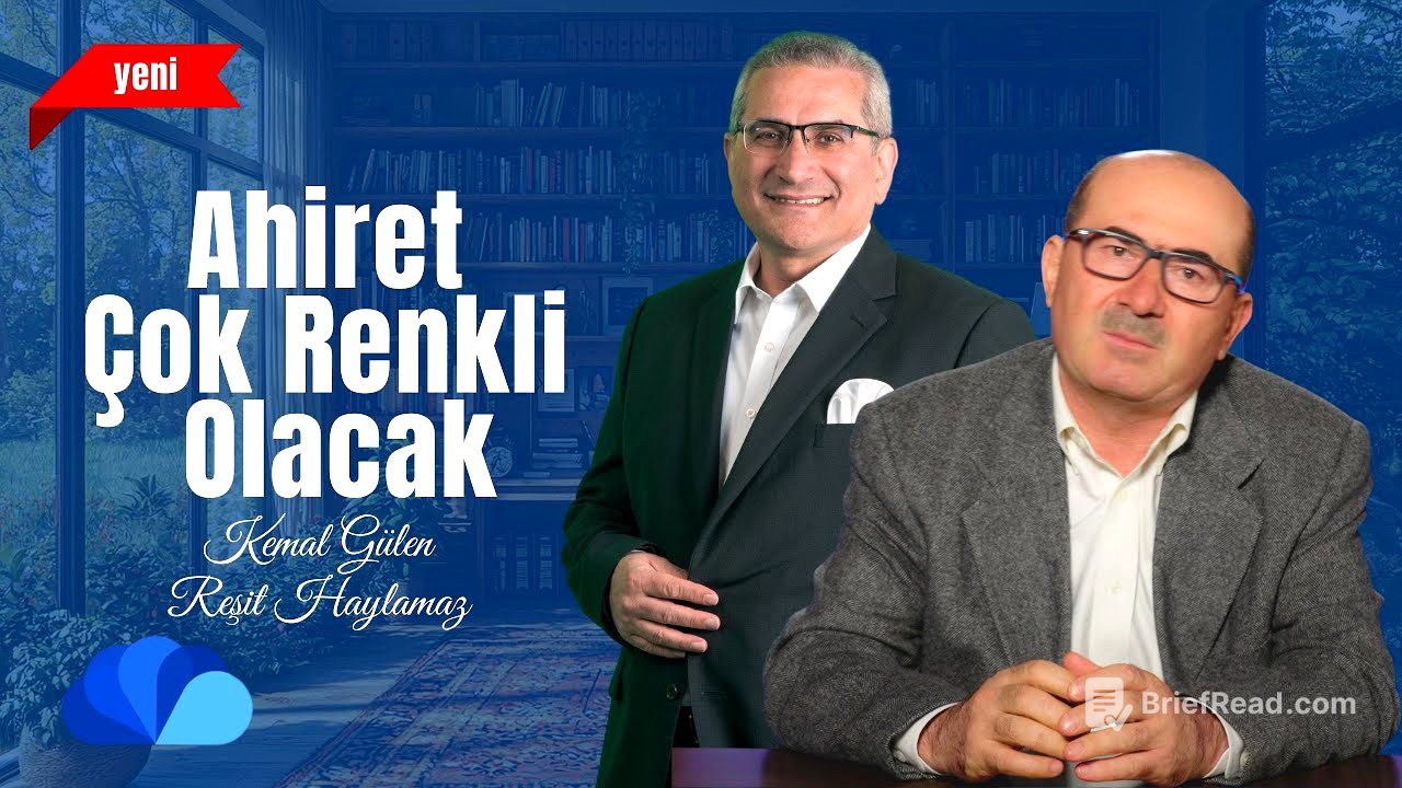 Ahiret Çok Renkli Olacak I Dost Meclisi I Kemal Gülen I Reşit Haylamaz