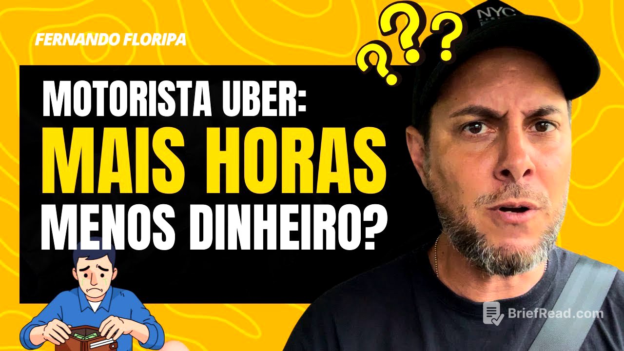 A MENTIRA que te contaram sobre TRABALHAR 12H na Uber e 99! 🛑