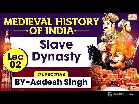 Medieval History of INDIA Series | Slave Dynasty-LEC 2 | UPSC | GS History by Aadesh Singh