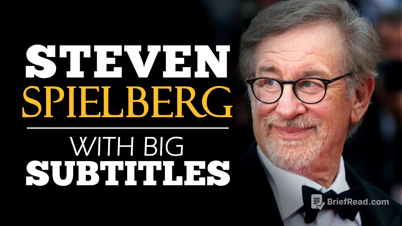 ENGLISH SPEECH | STEVEN SPIELBERG: Follow Your Intuition (English Subtitles)