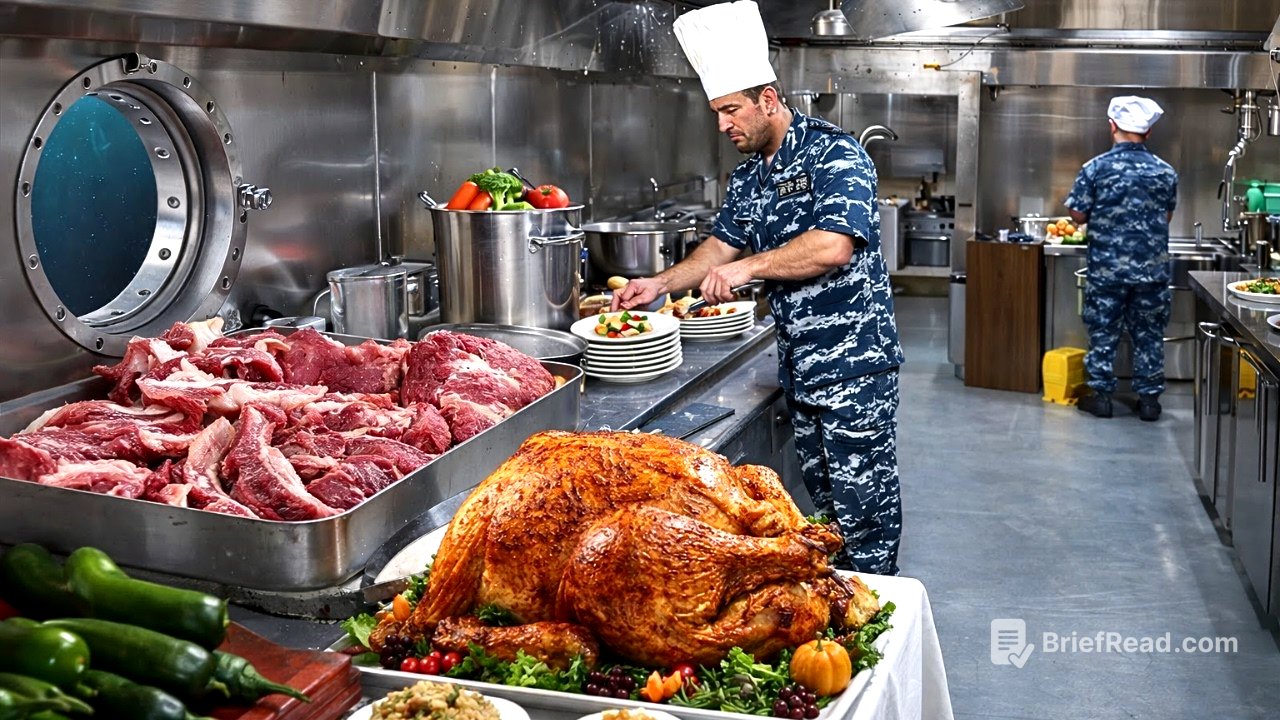 How US Nuclear Submarines Cook Food UNDERWATER for MONTHS