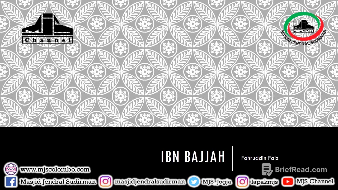 Ngaji Filsafat 42 : Ibnu Bajjah