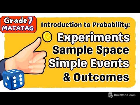 INTRODUCTION TO PROBABILITY - OUTCOMES (4th) FOURTH QUARTER GRADE 7 MATATAG TAGALOG MATH TUTORIAL