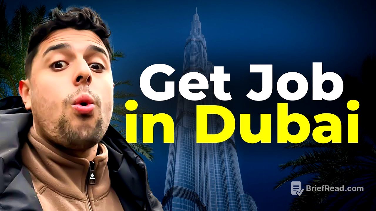 2025-  DUBAI JOB MARKET - How to get a job in Dubai