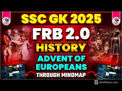 HISTORY FOR SSC EXAMS 2025 | ADVENT OF EUROPEANS | FRB 2.0 BY PARMAR SSC