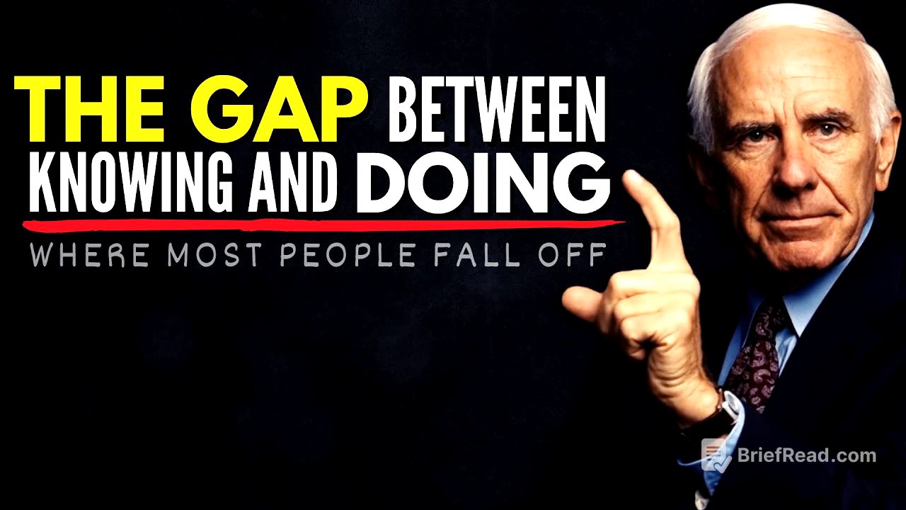 The Gap Between Knowing and Doing is Where Most Dreams Disappear | Jim Rohn Motivation