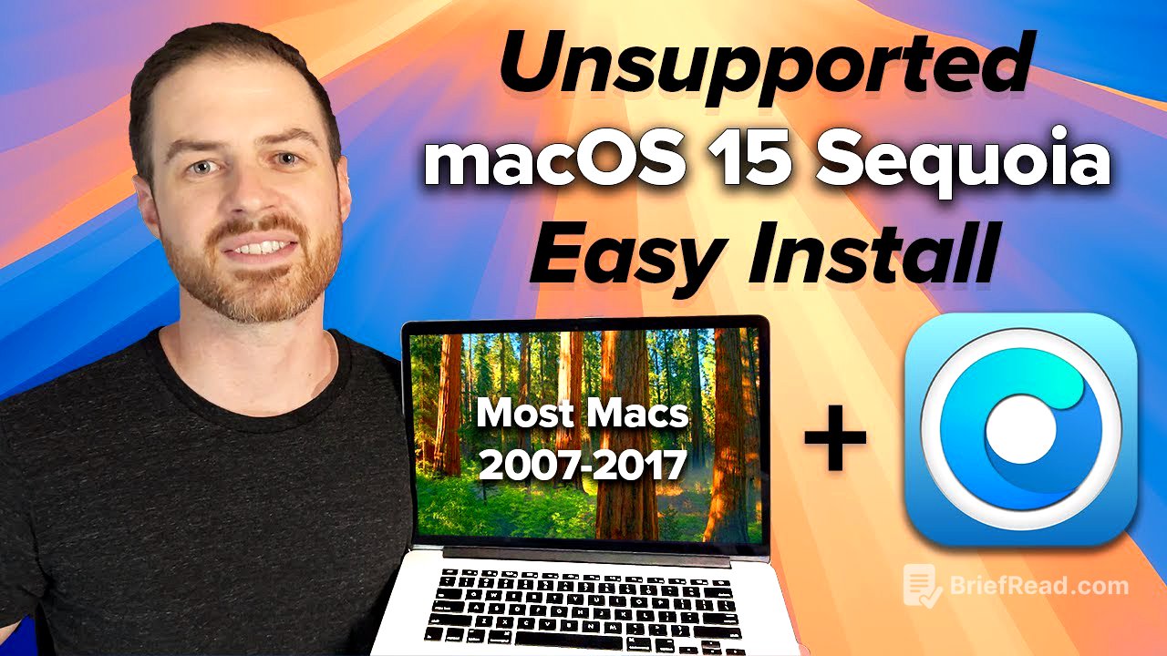 Install macOS 15 Sequoia on Unsupported Macs in 6 EASY Steps