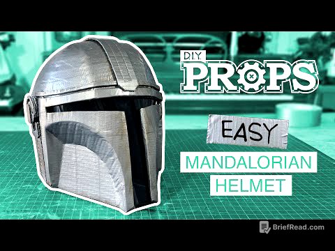 Easy DIY Cardboard MANDALORIAN Helmet | FREE TEMPLATES
