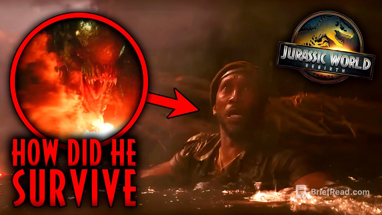 HOW DID DUNCAN SURVIVE THE D.REX IN JURASSIC WORLD REBIRTH?