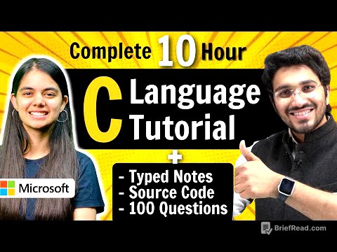 C Language Tutorial for Beginners (with Notes & Practice Questions)