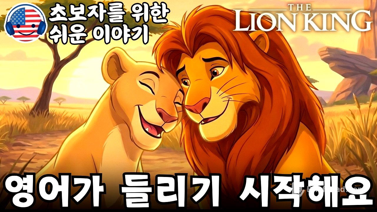 영어가 들리기 시작해요 🎧 초보자를 위한 짧은 영어 이야기 ‘라이온 킹: 다시 만난 심바와 날라’ #5
