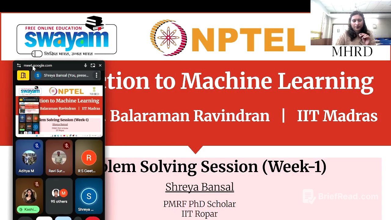 Introduction to ML: Week 1