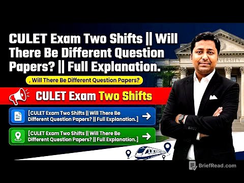 CULET Exam Two Shifts || Will There Be Different Question Papers? || Full Explanation.