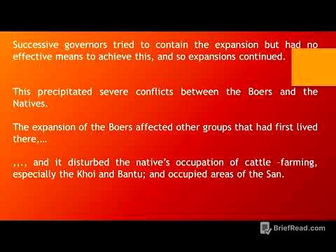 The expansion and settlement of the Dutch in