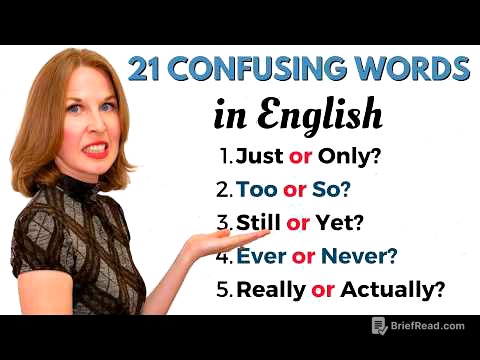 21 Confusing English Words | English Vocabulary