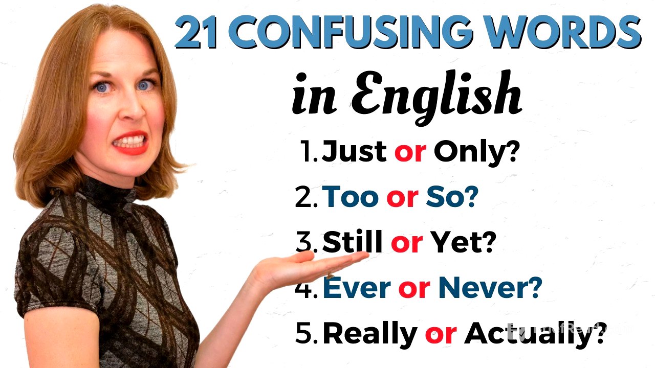 21 Confusing English Words | English Vocabulary