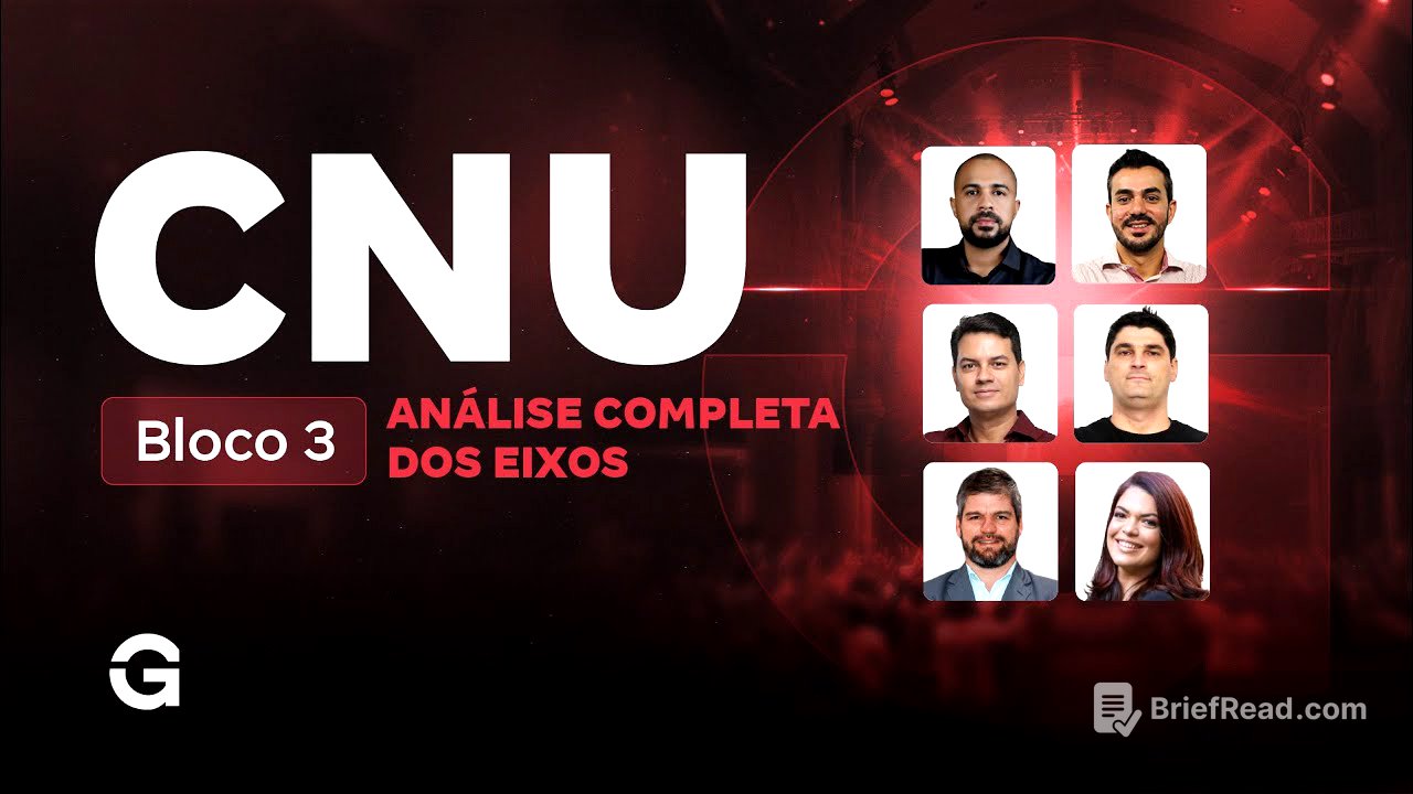 CNU 2025 | Bloco 3: Análise Completa dos Eixos