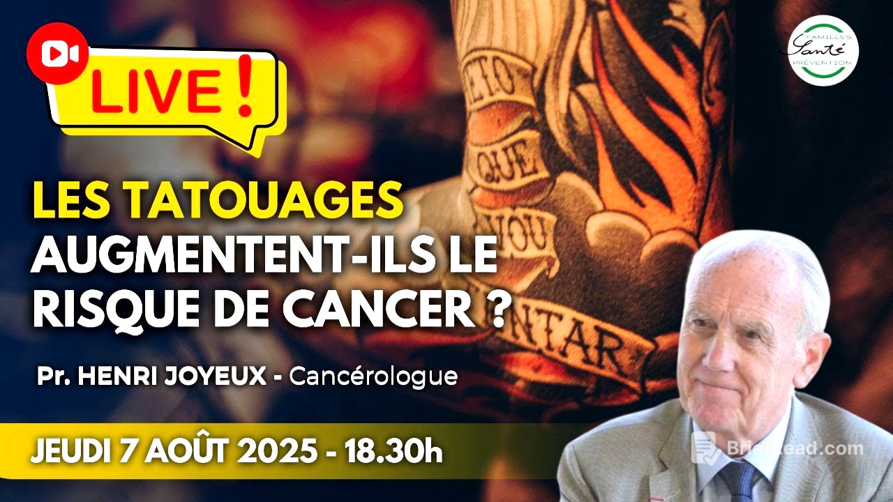 LIVE ! Les tatouages augmentent-ils le risque de cancer ?