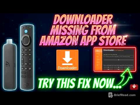 Downloader App Removed From The Amazon App Store | Try This Fix Now