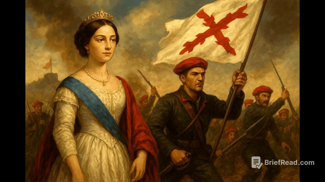 Historia Selectividad/ Tema 5.1-. Isabel II,. Las guerras carlistas y la Constitución de 1837