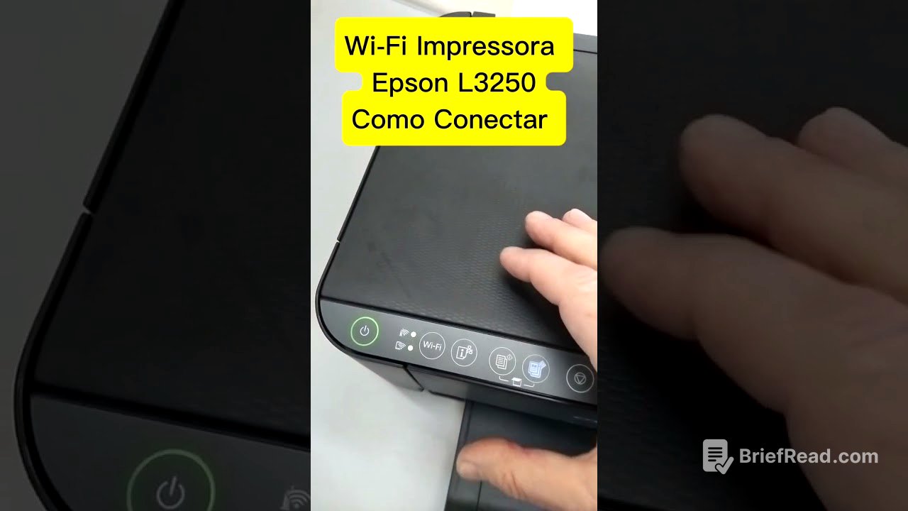Perdeu seu Wi-Fi ? como conectar na Epson L3250 #impressão #epson #wifi