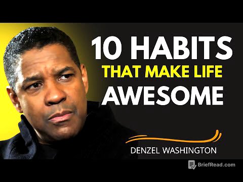 10 Habits That Make Life Awesome | Motivational Speech Inspired By Denzel Washington 