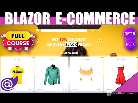 Build a Complete Stunning eCommerce App with .NET 9 Blazor & .NET 8 API 🚀 | Full-Stack Made Easy 🛒💻