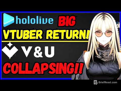 V&U collapsing! Hololive VTUBER RETURNS, KICK ADDS MIZKIF