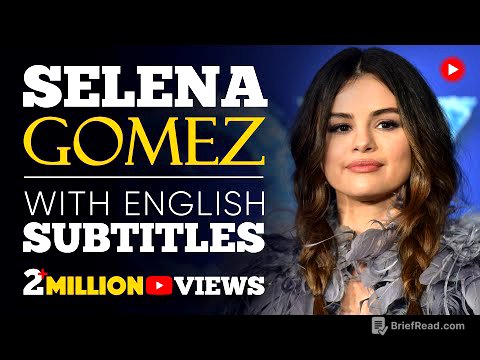 ENGLISH SPEECH | SELENA GOMEZ: Trust Yourself (English Subtitles)