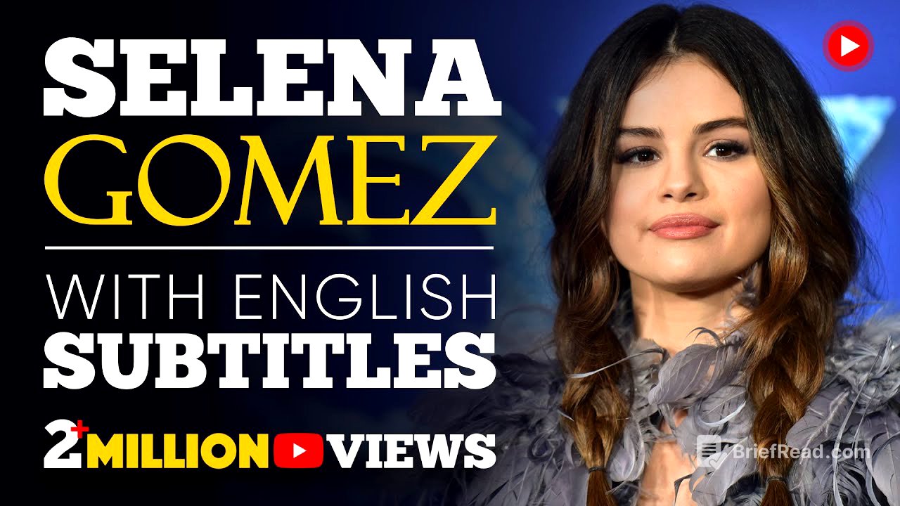 ENGLISH SPEECH | SELENA GOMEZ: Trust Yourself (English Subtitles)