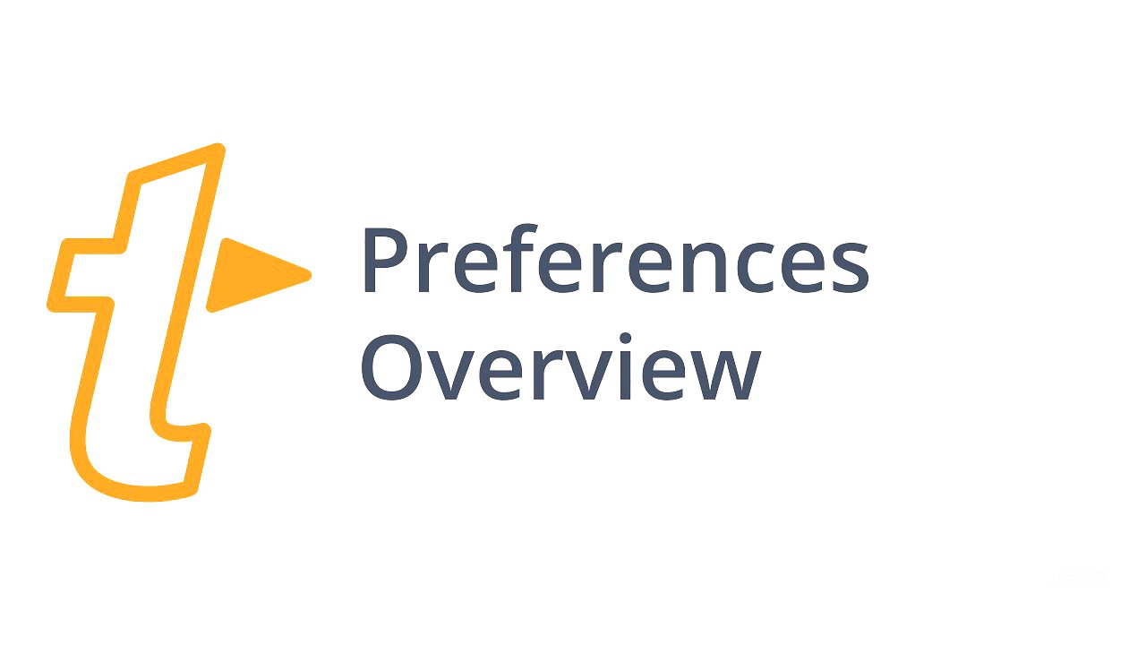 Preferences Overview