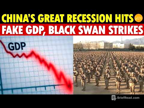 China’s Great Recession Hits! Fake GDP, Negative Growth, Military Spending Soars, Black Swan Strikes