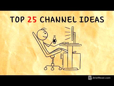 Top 25 Faceless Youtube Channel Ideas (realtalk)