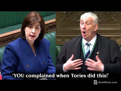 CHAOS: Speaker FURIOUS, calls Labour HYPOCRITES to their faces