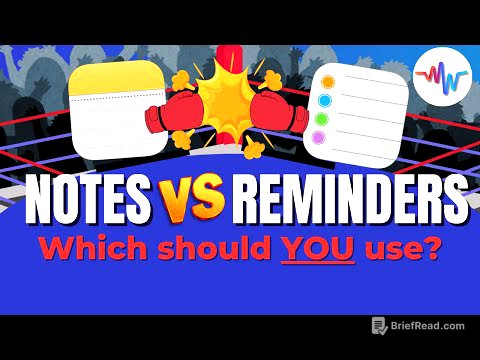 Notes vs Reminders  Which should you use?