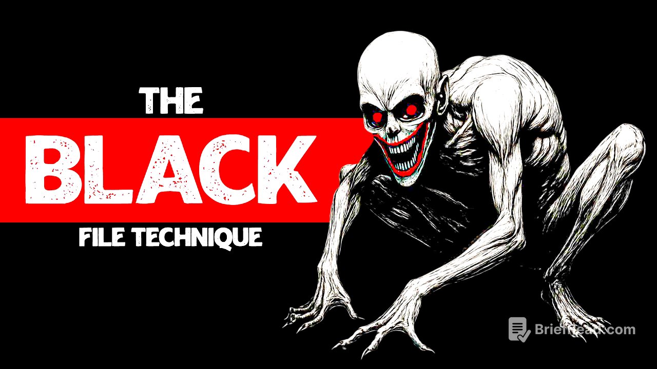 The Black File Technique They Warned Therapists Never to Teach