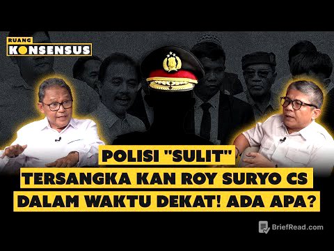 Roy Suryo Cs Sangat Kuat❗Penyidik Ragu Bertindak❗Ft. Aryanto Sutadi | Ruang Konsensus