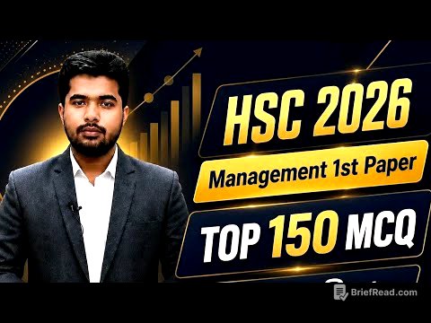 HSC Management 1st Paper TOP 175 MCQ এক ক্লাসেই A-Z সম্পন্ন 