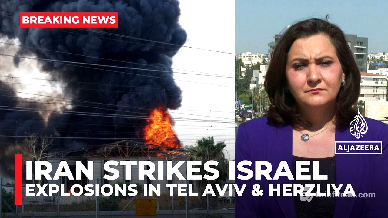 Iran strikes Tel Aviv and Herzliya in broad daylight after a senior Iranian general was killed