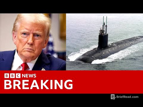 Trump deploys nuclear submarines after “provocative comments” by former Russian President | BBC News