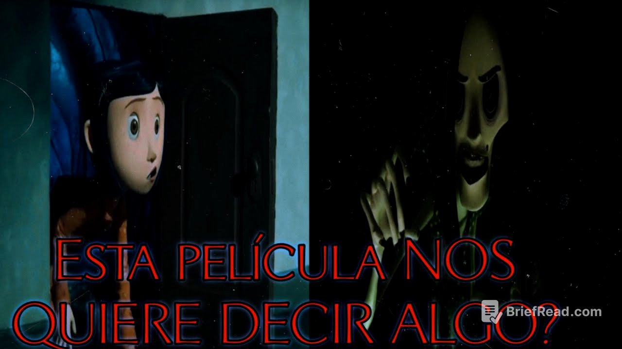 La película CORALINE Y LA PUERTA SECRETA Nos REVELA Como las entidades oscuras Roban almas