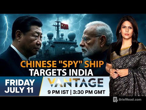 LIVE: Did "Hidden" Chinese Research Ship Spy on India? | Vantage with Palki Sharma | N18G